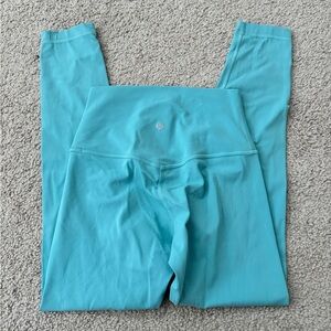Lululemon align 25” in tidal teal - size 4